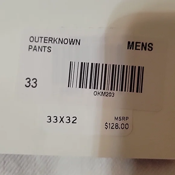 NWT Men's "Outerknown Jeans" ina sick collab. Sz 33x32 beautiful! - Picture 4 of 7
